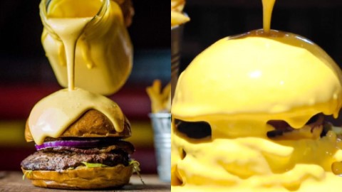 芝士醬滿瀉！ 倫敦漢堡包專門店芝士炸彈漢堡