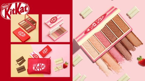 韓國ETUDE HOUSE聯乘KitKat 草莓朱古力眼影盤！