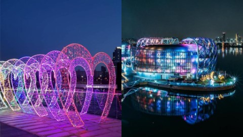 首爾漢江期間限定燈飾節 必去巨型心心隧道！