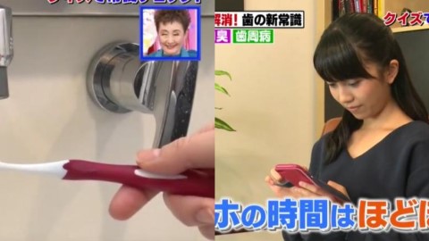 牙刷不可濕水、玩手機會口臭？ 日本節目教你3個正確護理口腔知識！