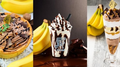 日本PABLO推出3款香蕉朱古力甜品 芝士撻/芭菲/沙冰