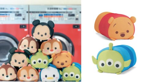 日本迪士尼TSUM TSUM造型洗衣袋 得意又實用、輕易便攜！