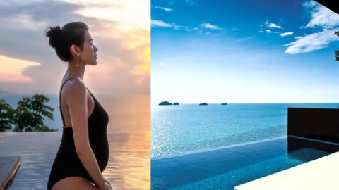 胡杏兒大曬幸福孕照