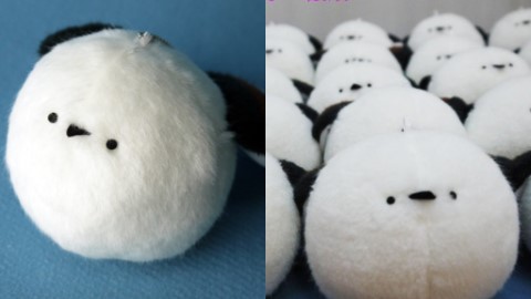 日本玩具商推出雪白萌雀毛公仔 只得手掌大小 還原萌雀得意外形