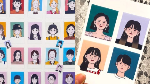 韓國推出新式證件相服務 Q版插畫版證件相！