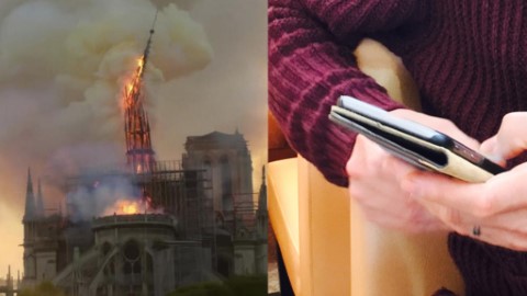 中國騙徒藉巴黎聖母院大火募款 訛稱捐$9000刻名上紀念牆