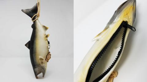 將原條三文魚帶出街！ 北海道三文魚專門店推出獵奇小袋