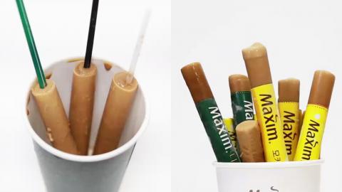 韓國網上大熱超簡單DIY咖啡冰 自製抹茶拿鐵／奶茶冰無難度！