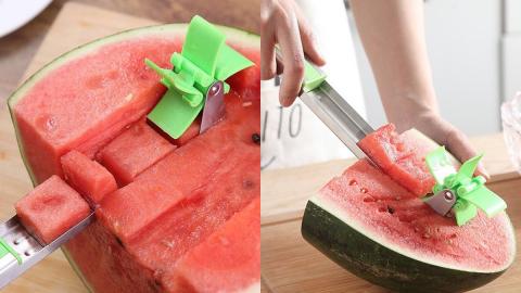 韓國夏天必備風車西瓜切 超方便切西瓜神器！