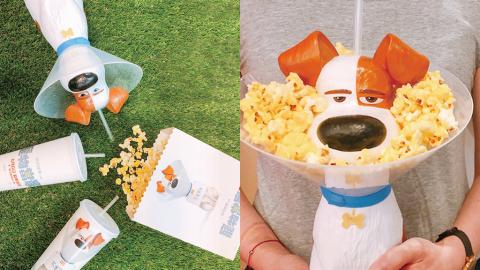 台灣戲院推出PetPet當家電影套餐 狗狗Max造型爆谷桶/汽水杯