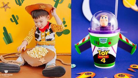 台灣戲院再推反斗奇兵電影精品套餐 胡迪牛仔帽爆谷桶/巴斯光年造型杯