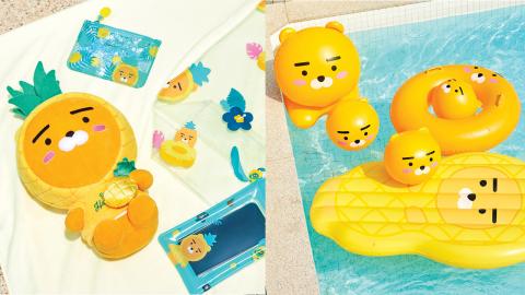 韓國KAKAO FRIENDS 「粉紅夏威夷」系列 度假造型Ryan / Apeach！