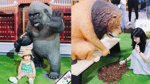 柴犬扮MJ、獅子做瑜珈? 「動物也瘋狂」展登陸華山文創園區