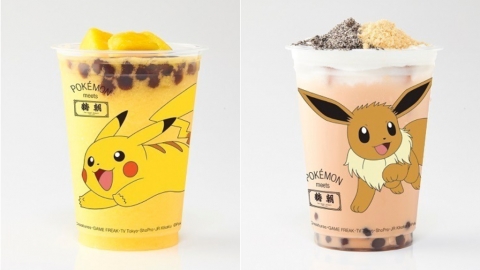 香港「糖朝」日本分店推出寵物小精靈珍珠特飲