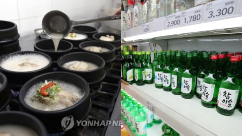 韓國通貨膨脹物價持續上升 韓國人﹕連蔘雞湯也快吃不起了！