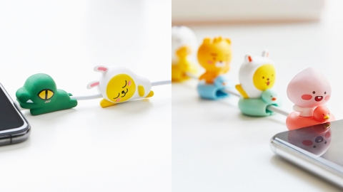 韓國KAKAO FRIENDS推Cable Bite系列 騎著水泡的BB版Ryan！