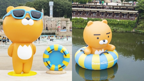 韓國KAKAO Ryan進駐水上樂園 11米高Ryan陪你玩水！