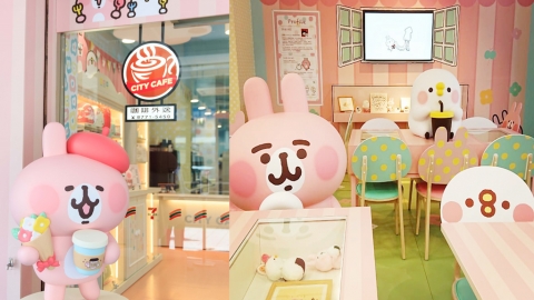 台灣限定粉紅兔兔P助主題便利店 多個打卡位精品攻陷少女心