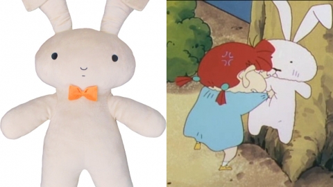 《蠟筆小新》妮妮專屬兔娃娃實體化 隨便出氣貼牆任打唔嬲