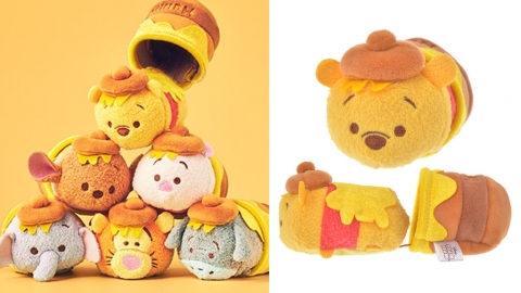全部都躲在蜜糖罐內！ 日本迪士尼最新TSUM TSUM小熊維尼公仔