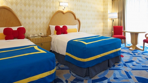 Fans必住！ 東京迪士尼酒店唐老鴨主題房間