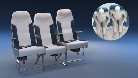 美國廠商推飛機座位新設計 3人座位改前後排變相加闊