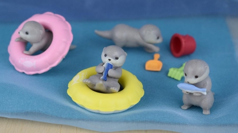 超萌超可愛！ 日本推出水獺BB扭蛋