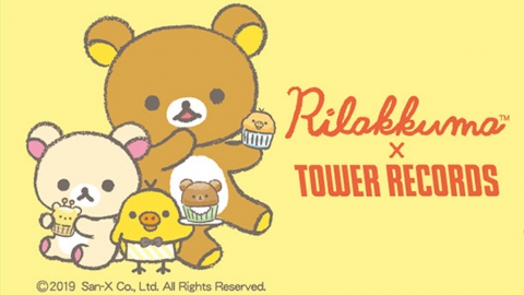 TOWER RECORDS聯乘鬆弛熊！ 推出小黃雞主題Cafe・限定精品