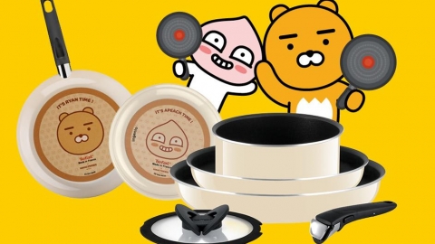 韓國KAKAO FRIENDS聯乘廚具品牌 Ryan/Apeach特別版平底鍋！