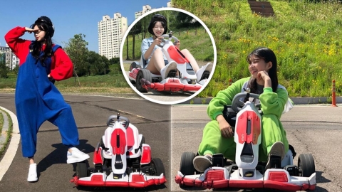 首爾街頭電動卡丁車體驗 化身Mario暢遊首爾！