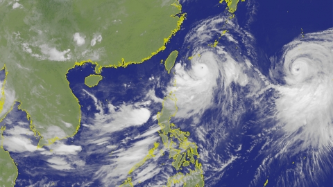 颱風利奇馬吹襲台灣 預測明日最近未來數天大雨