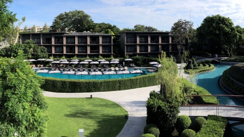 泰國華欣超歎度假酒店 沙灘靚景/滑水梯/水上韆鞦