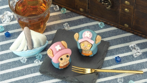 日本7-11新推ONE PIECE和菓子 喬巴櫻花/朱古力2款口味