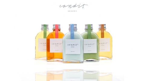 台灣人氣少女系手搖飲品店 香水珍奶/粉色試管飲品