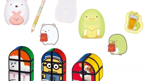 麥當勞開心樂園餐推出新系列禮品 角落生物文具、Minions & Pet Pet當家扭計骰