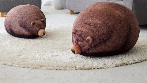 家中攬住小熊度過悠閒一天 日本家居用品店推出圓碌碌熊熊坐枕