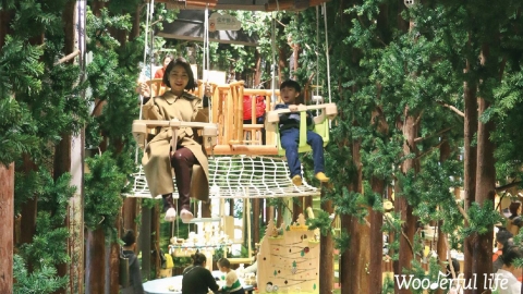 小朋友放電好去處！全台最大Wooderful Life木製室內遊樂場 空中飛人/射擊遊戲/DIY手作體驗