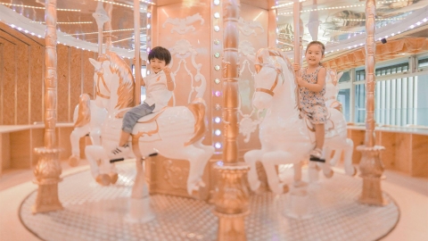 台北夢幻親子餐廳 旋轉木馬/動力沙池/波波池