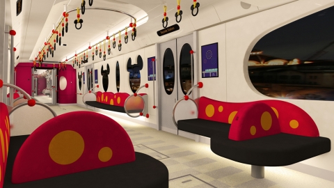 全新米奇車廂裝潢！ 迪士尼度假區線新列車2020年投入服務