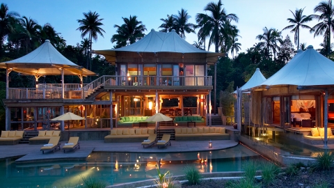 泰國小島5星級親子度假酒店 包坐私人飛機/獨立無邊際泳池/兒童樂園