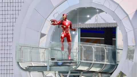 Marvel迷必去曼谷Cafe 1比1 Iron Man/珍藏玩具博物館