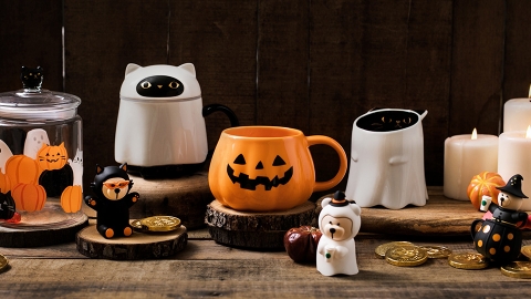 台灣Starbucks萬聖節黑貓系列 萌爆幽靈黑貓杯