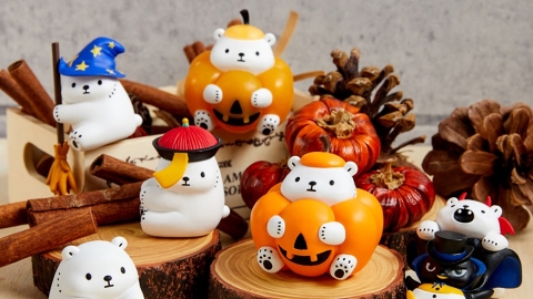 萌爆白白日記萬聖節杯緣子 超可愛殭屍造型/隱藏版夜光南瓜