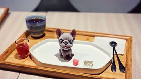 的骰可愛！萌翻狗狗造型蛋糕 台北新開甜品店「採雪堂冰物」