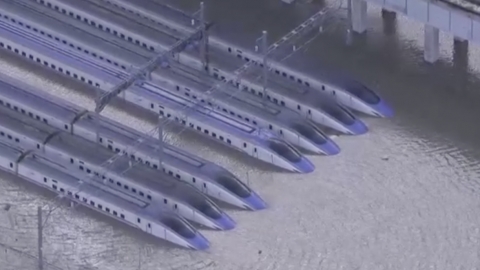 颱風海貝思吹襲日本逾200人傷亡失蹤 全國14萬戶停電、河川氾濫新幹線水浸