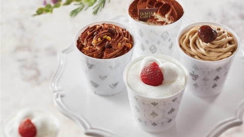 日本LAWSON全新4款紙杯蛋糕 士多啤梨/朱古力/栗子/Tiramisu