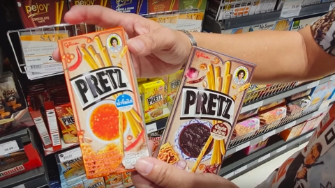 2020泰國超市10大必買手信零食 榴槤紫菜卷/麻辣炸雞皮/泰式辣醬百力滋