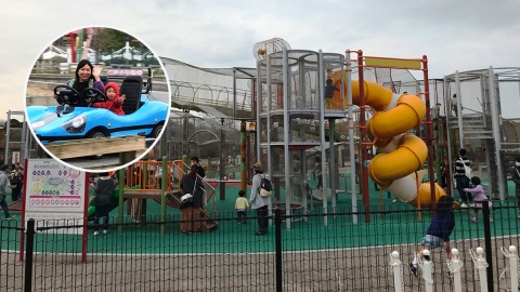 日本「刈谷高速公路綠洲」 大型攀爬架/旋轉木馬/卡丁車