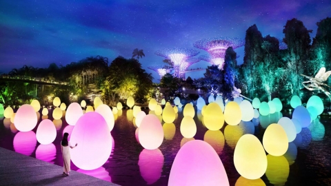 teamLab登陸濱海灣花園