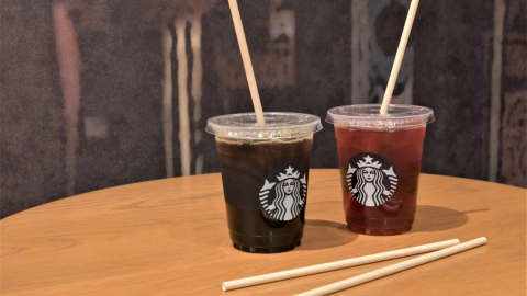 日本Starbucks明年1月起改用紙飲管 預計每年可減少2億支膠飲管